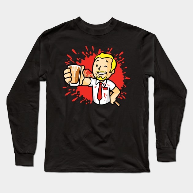 Zombie Boy Long Sleeve T-Shirt by harebrained